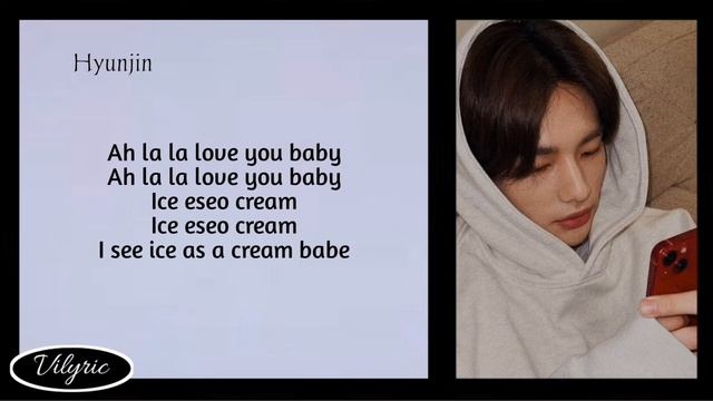 Hyunjin ( Stray Kids ) – Ice.Cream ( Easy Lyric ) смотреть онлайн