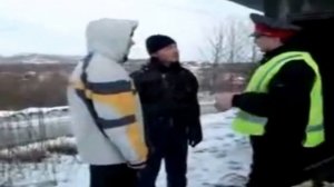 Мужик с рулём от КАМАЗа прикол