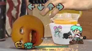 FNF VS Annoying Orange IN REAL LIFE x Pibby [Friday Night Funkin]
