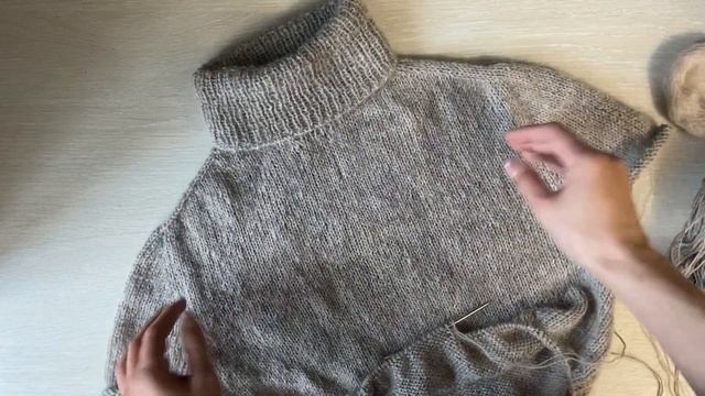 Вязальный влог 3. Одна готовая работа. Новая пряжа. Процессы. смотреть онлайн