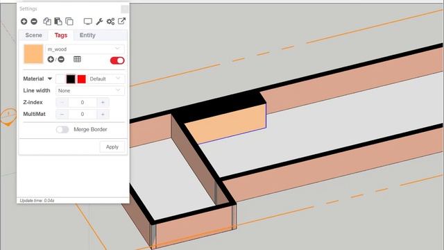 SketchUp VBO, Hiển thị Tag materials trong Curic Section cho người chưa biết dùng SketchUp VBO смотреть онлайн