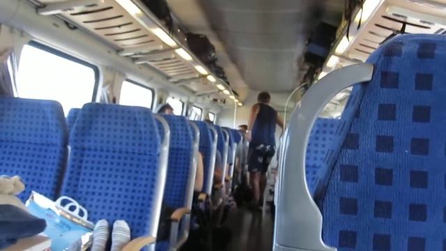Скоростной поезд в Хорватии. смотреть онлайн
