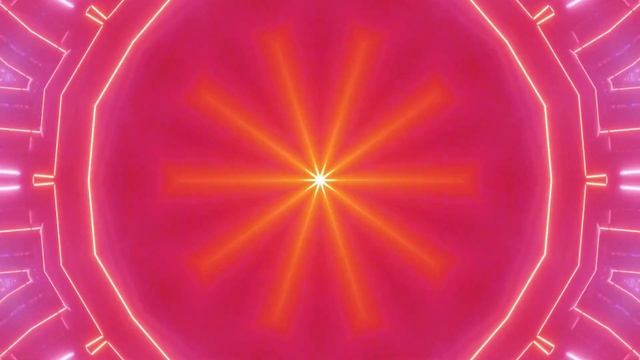 Neon Mandala Tunnel | No Copyright Neon Screensaver | Neon Background смотреть онлайн
