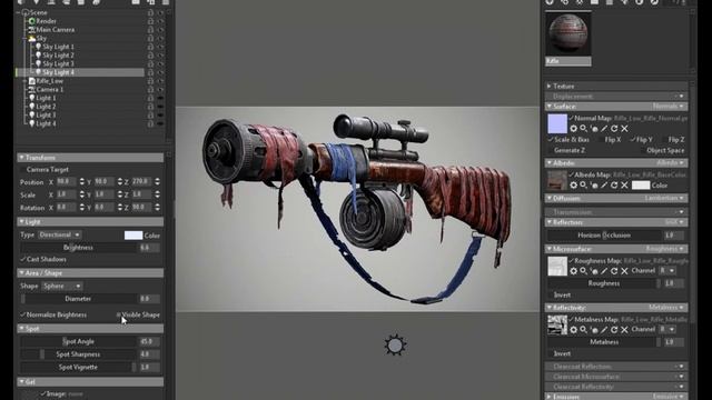 Render In Marmoset Toolbag 4 (Рендер)