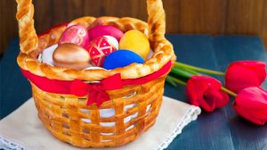 Как приготовить Пасхальную корзину из теста? - подробный мастер-класс