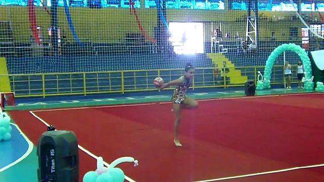 Infantil Bola Camile Bossardi Ginastica Rítmica Santa Monica Clube de Campo смотреть онлайн