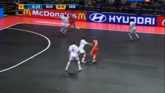 Futsal.Euro 2012.Quarterfinal Russia-Serbia