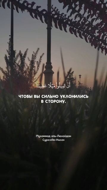 Коран - Сура 4 "Ан-Ниса" Аят 27. Мухаммад Люхайдан смотреть онлайн