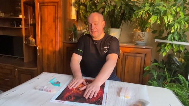 ТИГР в ПЛАМЕНИ алмазная мозаика смотреть онлайн