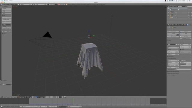 Blender cloth simulation tutorial смотреть онлайн