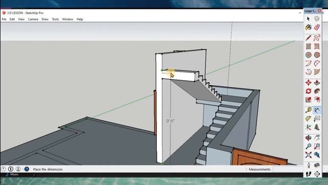 how to make stairs in sketchup 8 PART смотреть онлайн