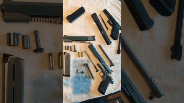 AMT Hardballer 45 ACP Longslide - takedown and comparison