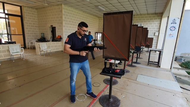 Accuracy Test Saiga 9 | Shooting Range | Bulls Eye