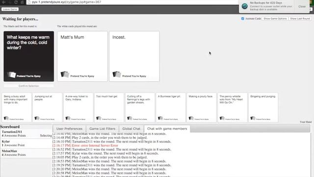 Matt's Mum or Incest? | Cards Against Humanity #3 смотреть онлайн