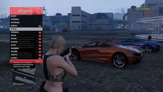 GTA 5 Online power V7.1 MOD MENU FREEZE CONSOLE Mod Menu смотреть онлайн