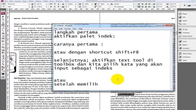 Tutorial Cara Membuat Indeks di Indesign смотреть онлайн