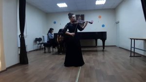 А  Вивальди Концерт ля минор II и III части
исполняет Бевз Фаина
концертмейстер Жорняк Е. Е.