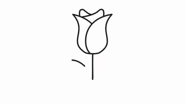 Como desenhar uma tulipa смотреть онлайн