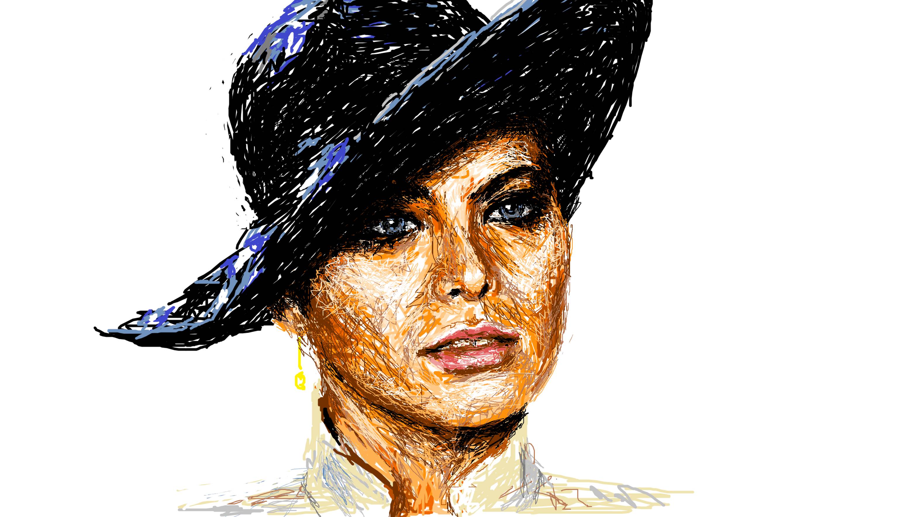 КАК НАРИСОВАТЬ ПОРТРЕТ В Paint. 2 ЧАСТЬ