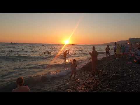 Сочи Закат в Лазаревском смотреть онлайн