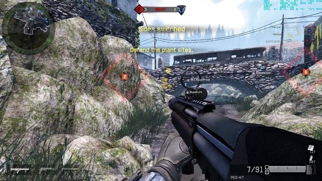 Warface EU Bridges gameplay with PEG-KT, Kel-Tec смотреть онлайн