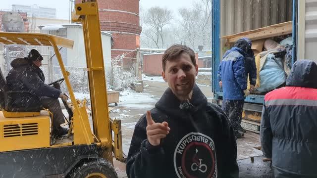 Контейнер с мотоциклами из Японии смотреть онлайн