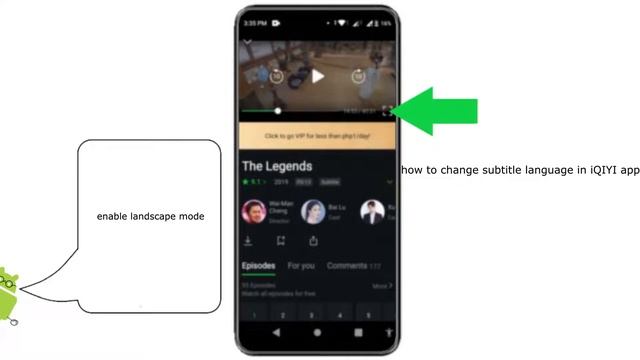 how to change subtitle language in iQIYI videos on mobile смотреть онлайн