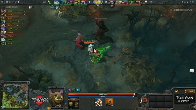 Team VirtusPro vs SSD - Bigpoint Battle DOTA 2 - TobiWan & Demon смотреть онлайн