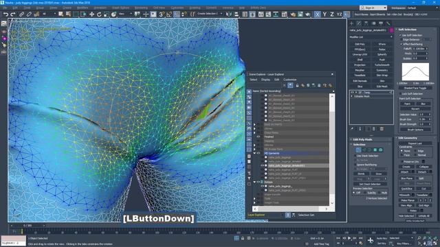 Marvelous Designer To 3ds Max To SL Leggings Normal Map