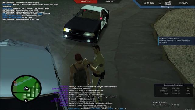 MTA SA: SAPDFR Online Gameplay 159 (Misdemeanors and Felonies) смотреть онлайн
