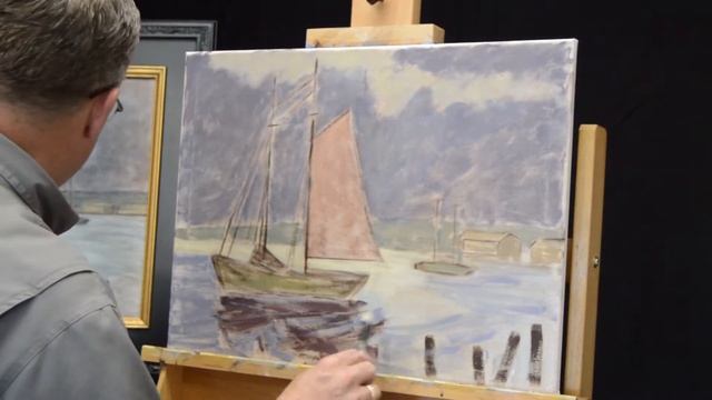 Painting Lesson #7 (Part 2): Simple Composition-Finishing The Painting: Learn To Paint Better смотреть онлайн