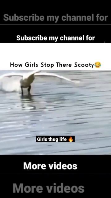 How Girls Stop There Scooty 😂. смотреть онлайн