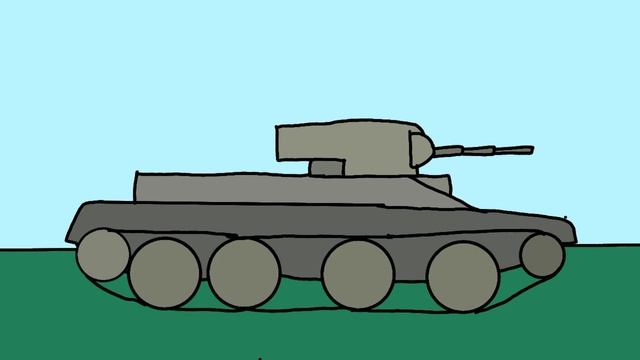 BT-5 VS TIGER 1 (animation) смотреть онлайн