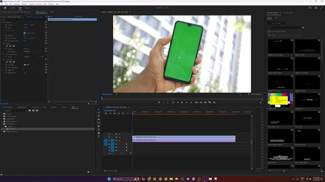 How To Add Green Screen In Premiere Pro 2024 | Adobe Premiere Pro Tutorials смотреть онлайн