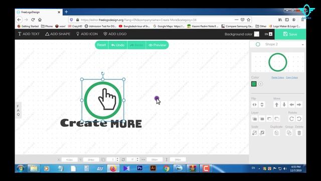 Create Logo Design Tutorial | How to make logo on Free online । খুব সহজ Youtube Channel Logo বানান смотреть онлайн