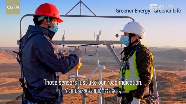 China-built wind turbines power South Africa