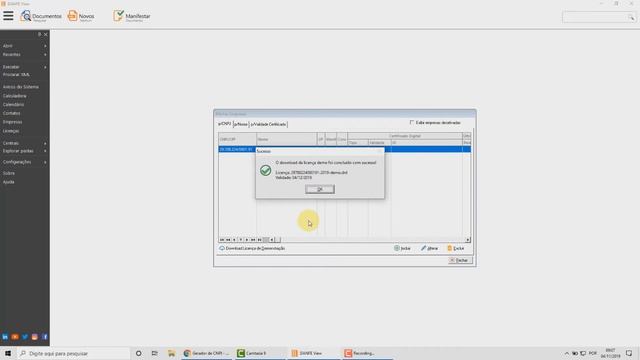 DANFE View - Instalando a Licença de Demonstração смотреть онлайн