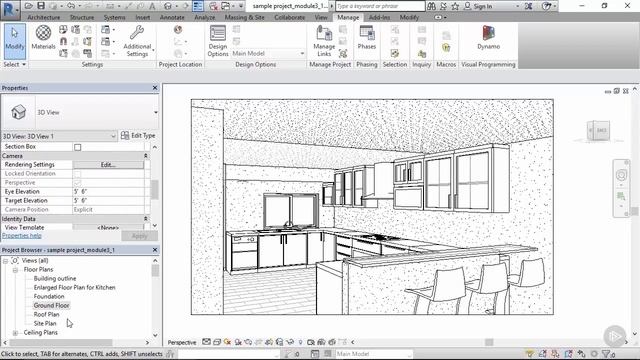 Preparing 3D Views in Revit смотреть онлайн