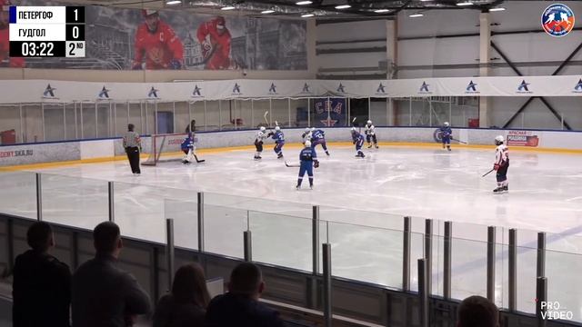ХК "СКА Петергоф" 11 - ХК "ГудГол" 11 | 21.10.2023 смотреть онлайн