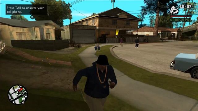 GTA San Andreas - Talking with Pedestrians #2 смотреть онлайн