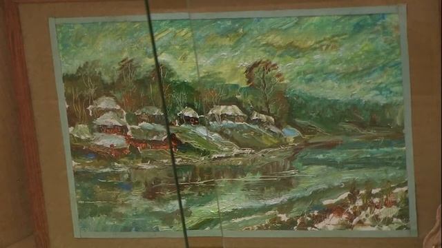 Сюжет выставка художественных работ Михаила Крапивина. смотреть онлайн
