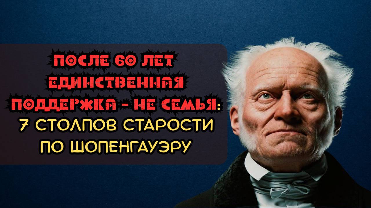 После 60 лет единственная поддержка – не семья: 7 столпов старости по Шопенгауэру смотреть онлайн
