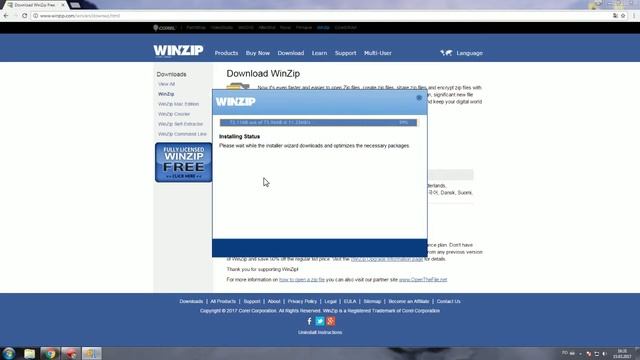 Cum descarcam si cum instalam corect Winzip ultima versiune 2017 gratuit . смотреть онлайн