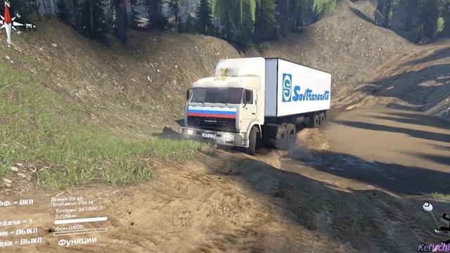 MODS SPINTIRES: КамАЗ-54115(ЗБТ) by Влад Ткаченко смотреть онлайн