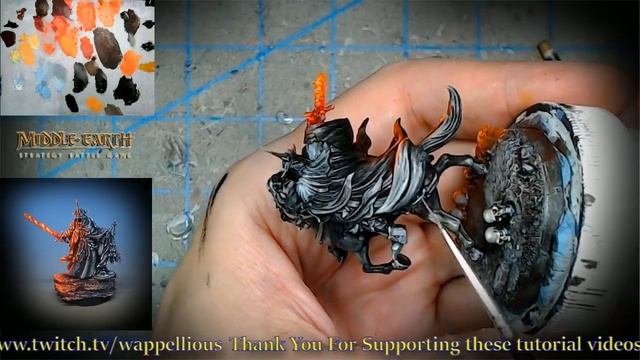 How to make flaming swords and Dramatic lighting! The new Witch King figure from Games Workshop смотреть онлайн