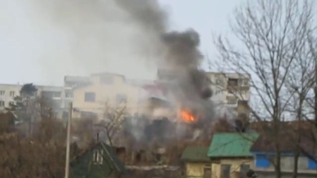 Пожар на улице Ракетная 19.02.2014 (Владивосток) смотреть онлайн