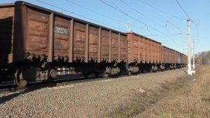 ВЛ80С-2741 с грузовым поездом на ЭК ВНИИЖТ