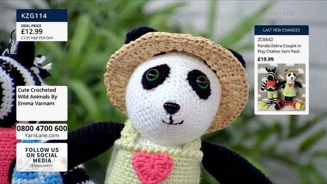 Yarn Lane – 17 03 2021 – Join Vix for Crocheted Wild Animals in clothes with Vanessa Winwood смотреть онлайн