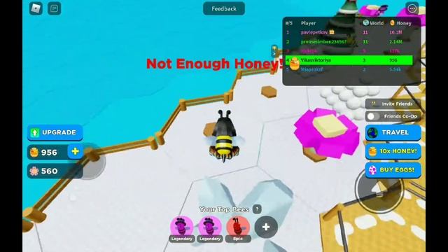 Игра В ПЧЁЛЫ!!!! Roblox смотреть онлайн