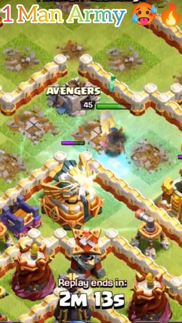 1 Man Army 😎 Clash Of Clans || #COC #clashofclans #supercell #clasher смотреть онлайн